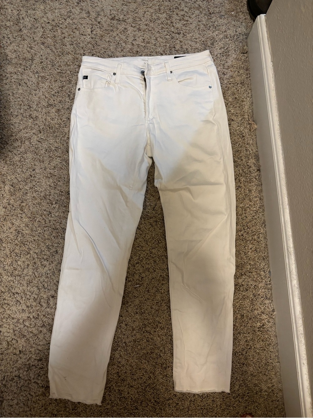 AG Adriano Goldschmied White Skinny Jeans